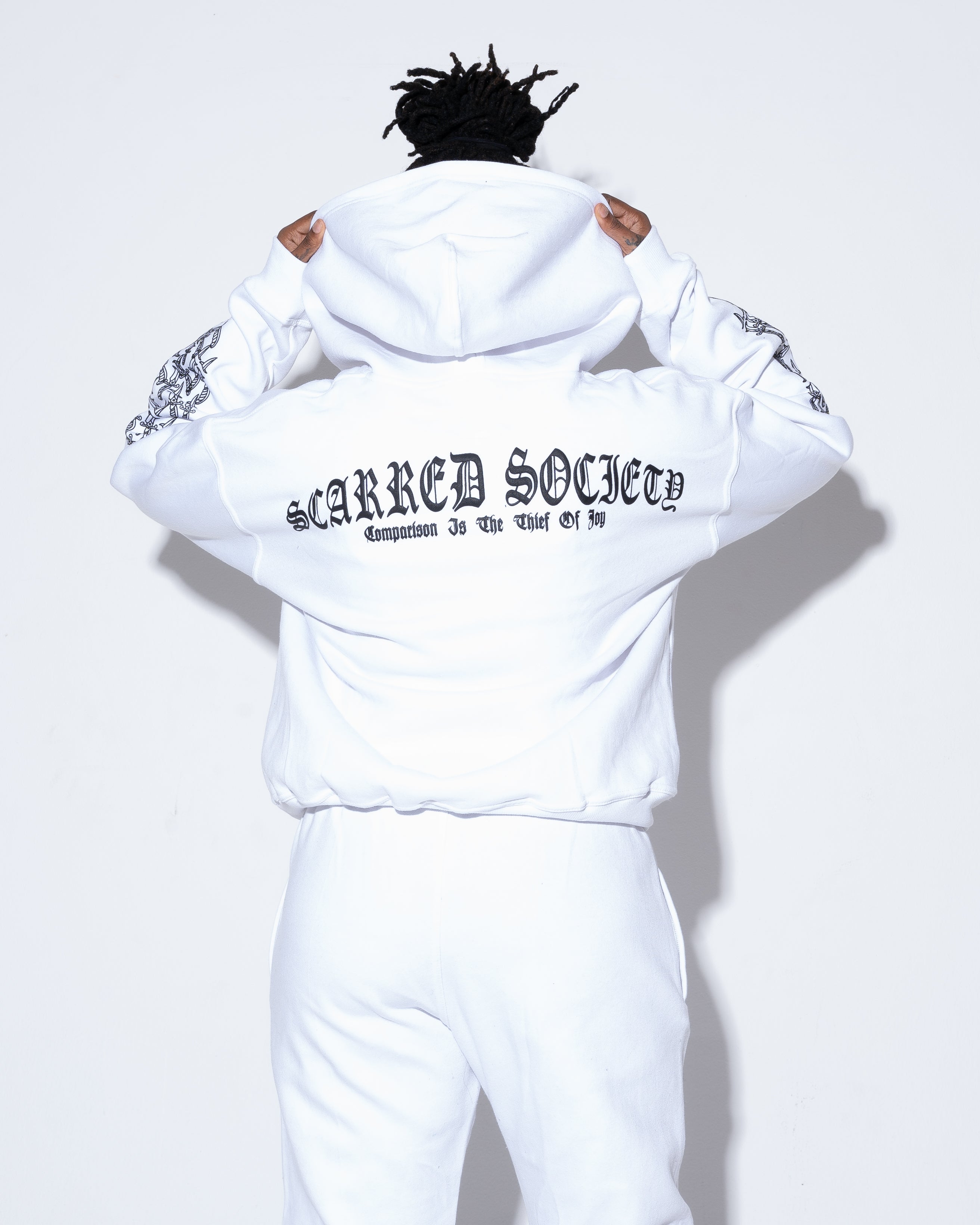 SS GRINCH  White HOODIE